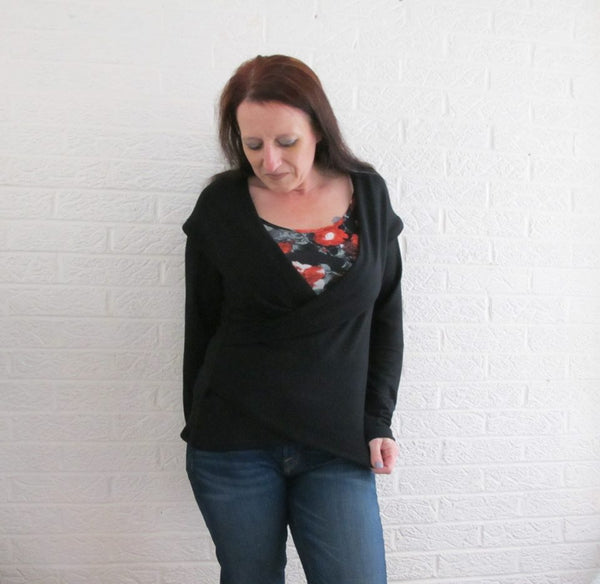 Crossroads Sweater PDF Pattern tester image