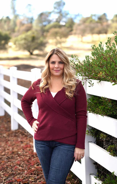 Crossroads Sweater PDF Pattern tester image