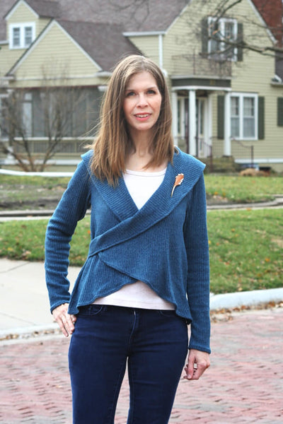 Crossroads Sweater PDF Pattern tester image