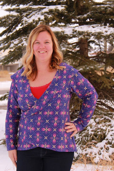 Crossroads Sweater PDF Pattern tester image