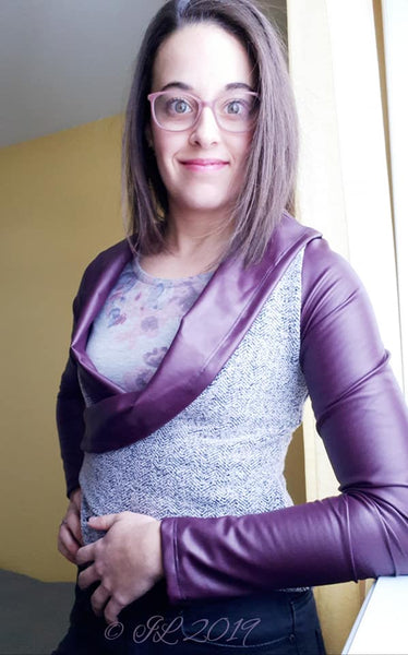 Crossroads Sweater PDF Pattern tester image