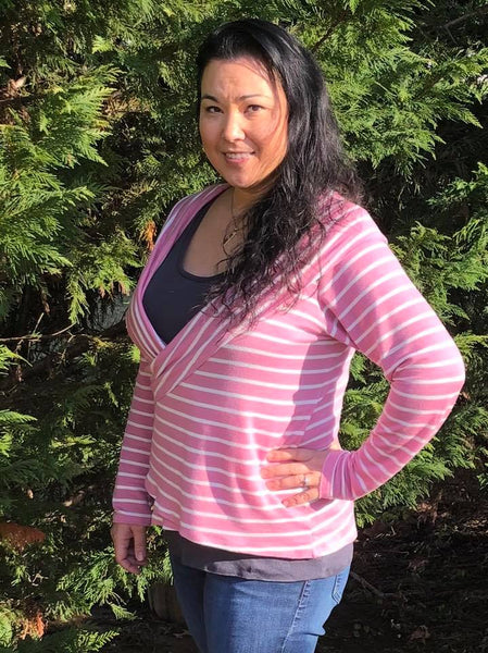 Crossroads Sweater PDF Pattern tester image