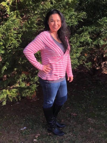 Crossroads Sweater PDF Pattern tester image