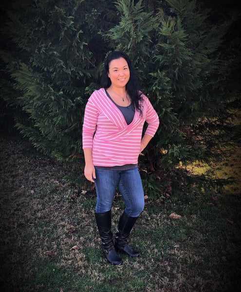 Crossroads Sweater PDF Pattern tester image