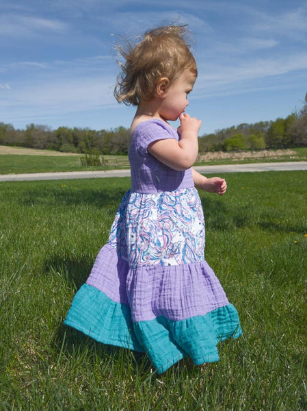 Wildflower Tiered Dress for Girls size 18m-16