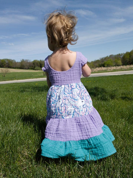 Wildflower Tiered Dress for Girls size 18m-16