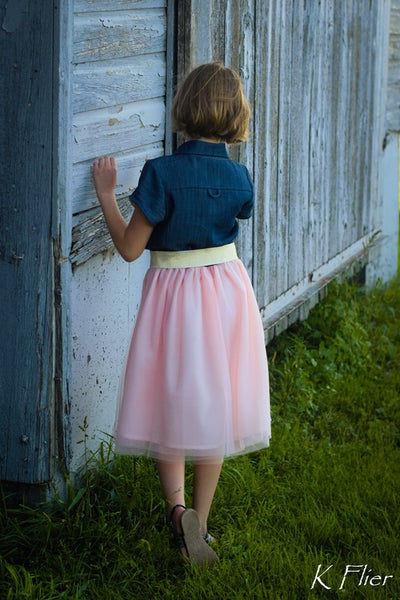 Collared Shirt Dress for Kids size 9m-16