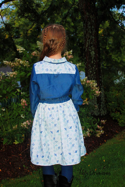 Collared Shirt Dress for Kids size 9m-16