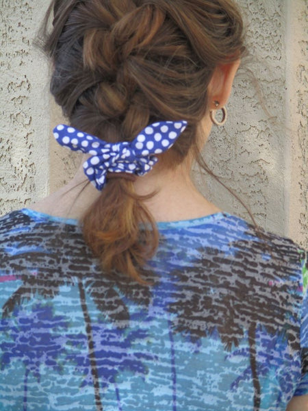 All Tied Up Scrunchie: Free Pattern with Code