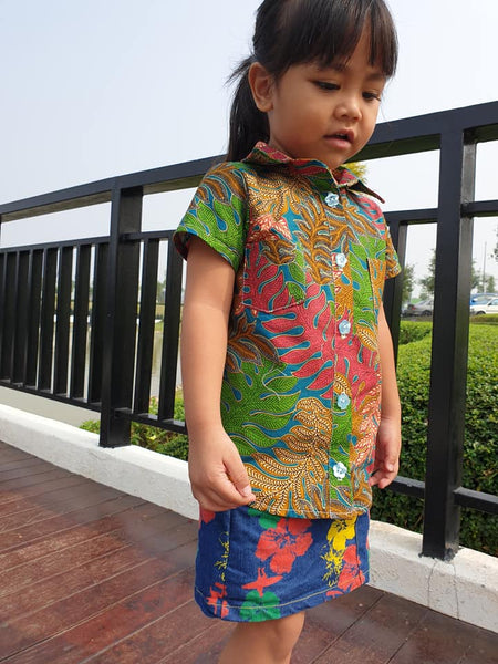 Collared Shirt Dress for Kids size 9m-16