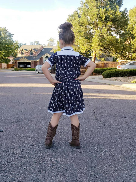 Collared Shirt Dress for Kids size 9m-16