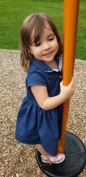 Collared Shirt Dress for Kids size 9m-16