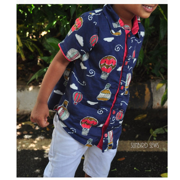 Collared Shirt Dress for Kids size 9m-16