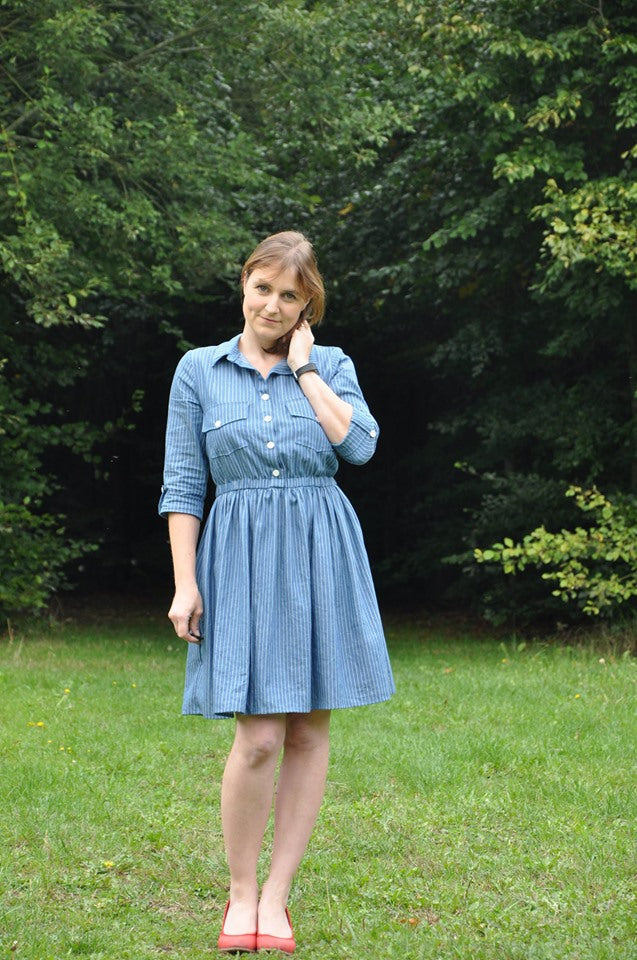 Women's shirt dresses with collars clearance