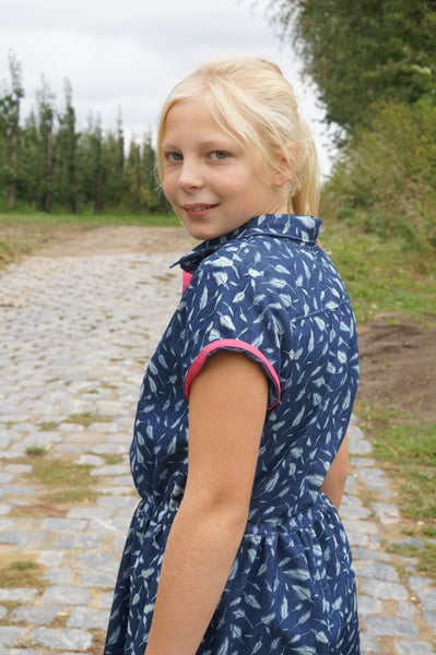 Collared Shirt Dress for Kids size 9m-16