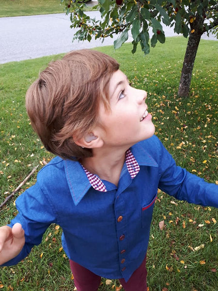 Collared Shirt Dress for Kids size 9m-16