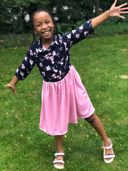 Collared Shirt Dress for Kids size 9m-16