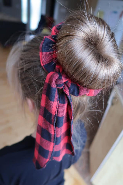 All Tied Up Scrunchie: Free Pattern with Code