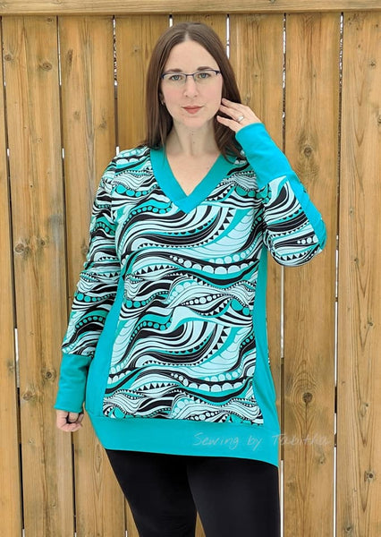 Vivacious V Neck Dress and Hoodie for Women size 00-30