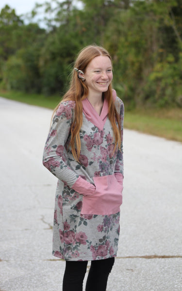 Vivacious V Neck Dress and Hoodie for Women size 00-30