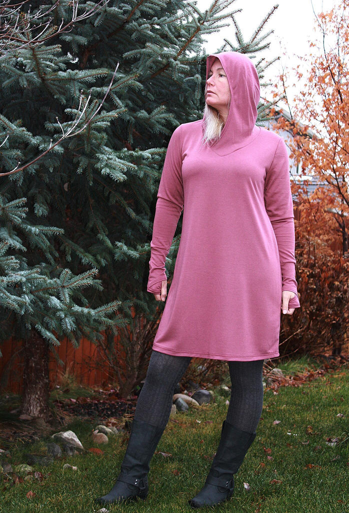 woman winter dress with hood Vivacious V Neck and Hoodie for Women size 00-30 Iridescent Purple Diamond One NPU-Deejay-202452 Each linennaive coat needs Step 1. Choose color *:Black