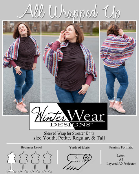 All Wrapped Up Sleeved or Pocket Wrap Scarf: Free with Code