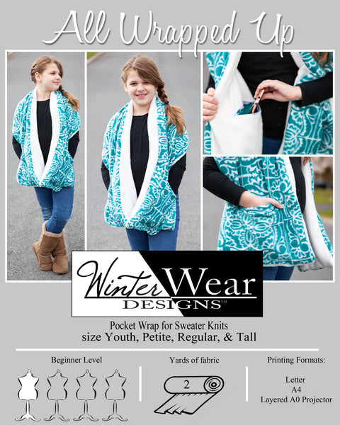 All Wrapped Up Sleeved or Pocket Wrap Scarf: Free with Code