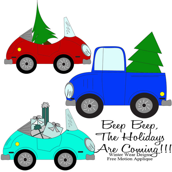 Free Christmas Free Motion Applique