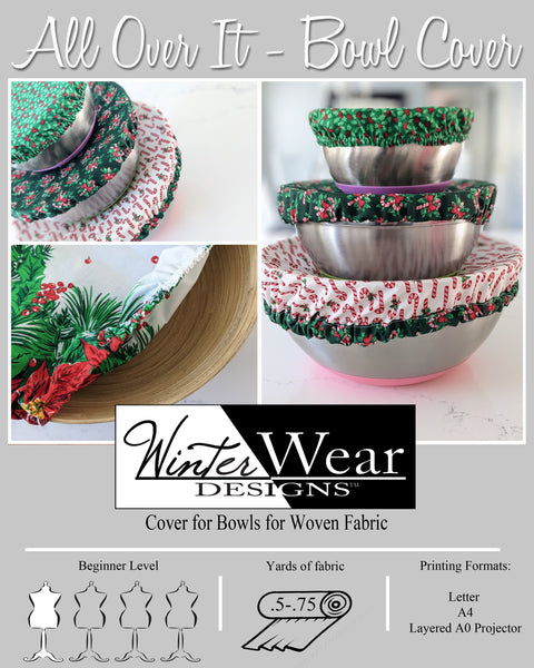 All Over It Bowl Covers in Multiple Sizes -  Free with Code