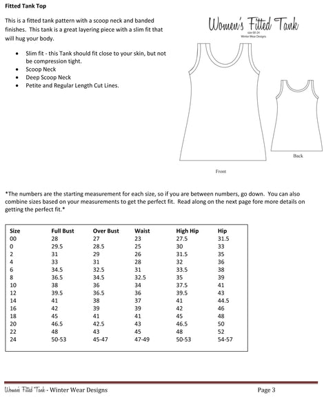 Starting Point Tank for Women size 00-24