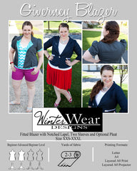 Giverney Blazer for Women Size XXS-XXXL