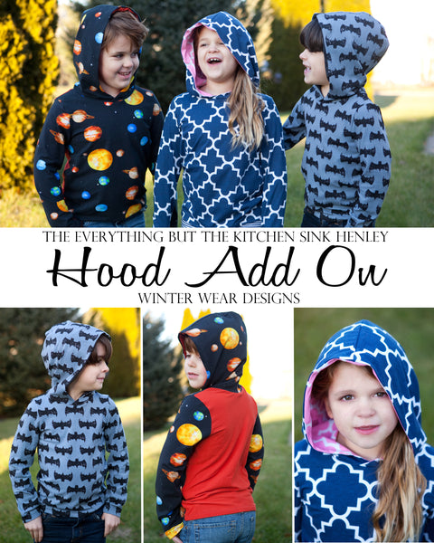 FREE Hood Add On for the Everything But the Kitchen Sink Henley