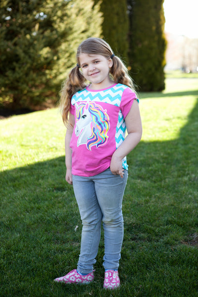 Perfect Panel Tee for Boys and Girls size 1-14
