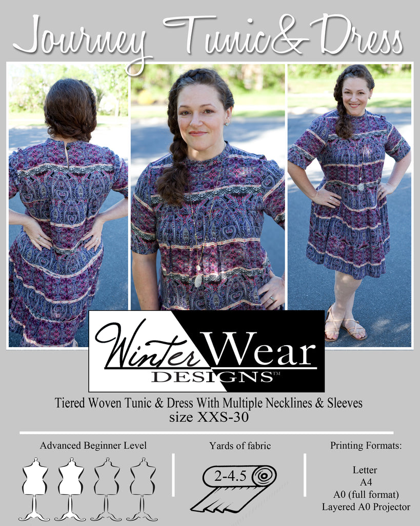 Journey Tunic & Dress for Women Size XXS-30 Journey Tunic & Dress for Women Size XXS-30