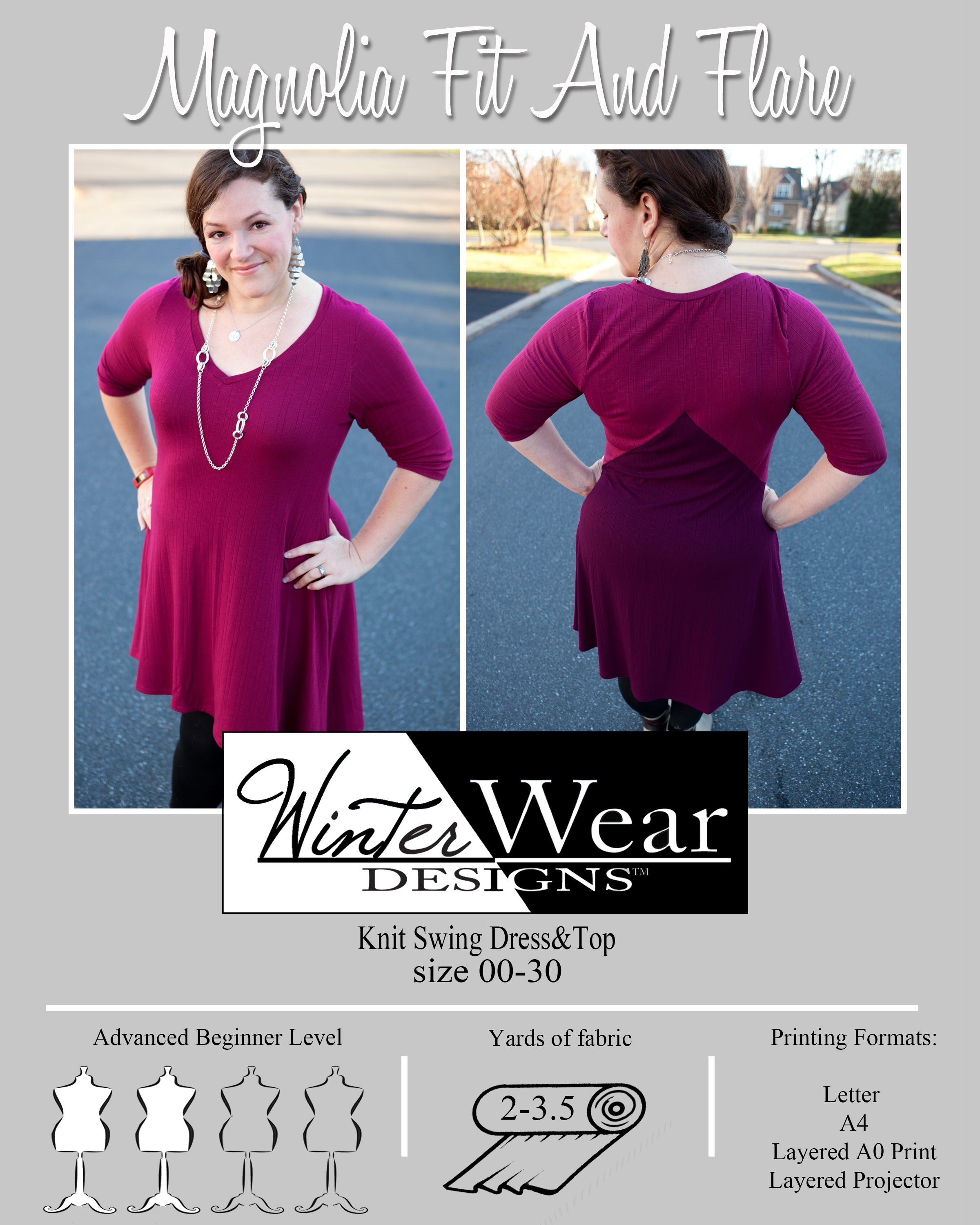 Magnolia Fit and Flare Dress & Top for Women size 00-30 Magnolia Fit and Flare Dress & Top for Women size 00-30