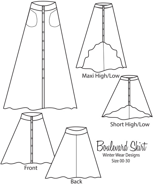 Boulevard Skirt for Women Size 00-30