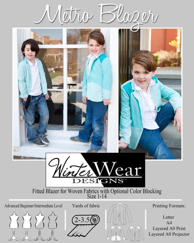 Metro Slimfit Blazer for Boys size 1-14