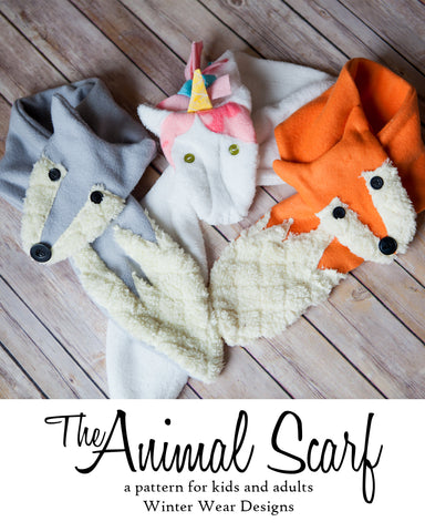 Animal Scarves for Kids and Adults:  FREE with code