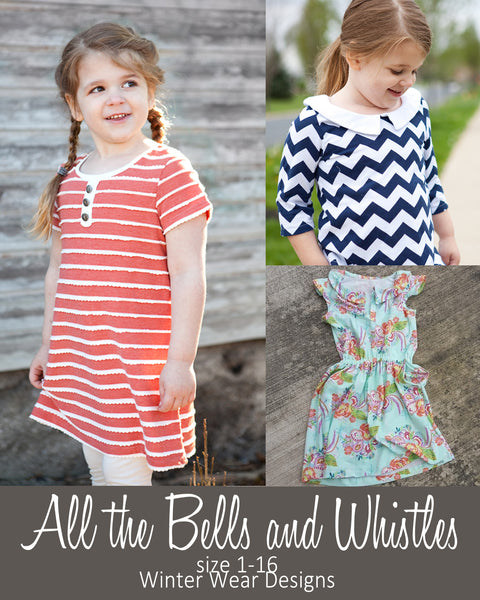 All the Bells and Whistles Knit Top & Dress for girls size 1-16