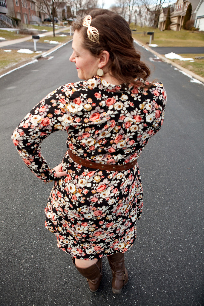 41 hawthorn cristen shirt dress 41 Hawthorn Cristen Floral Print Satin Shirt