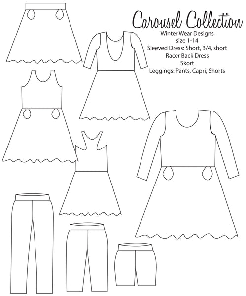 Carousel Collection for Girls size 1-14