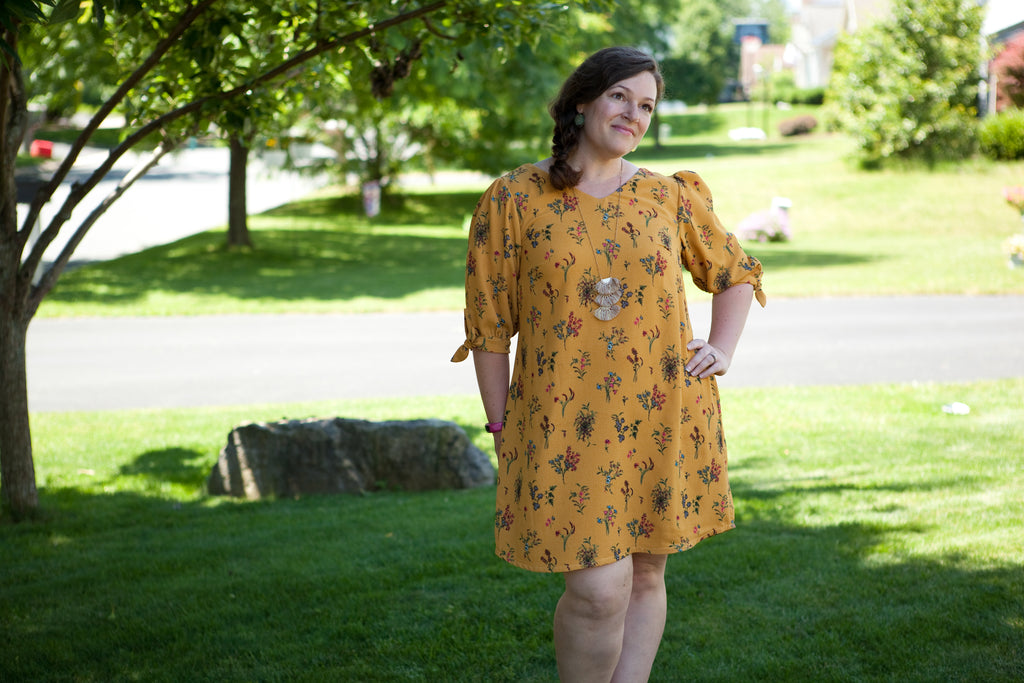Classic shift dress top