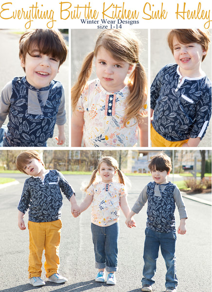 Mommy and Me Henley Bundle for Women and Kids