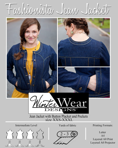 Fashionista Jean Jacket for Women Cover Image