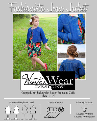 Fashionista Jean Jacket for Kids Cover Image