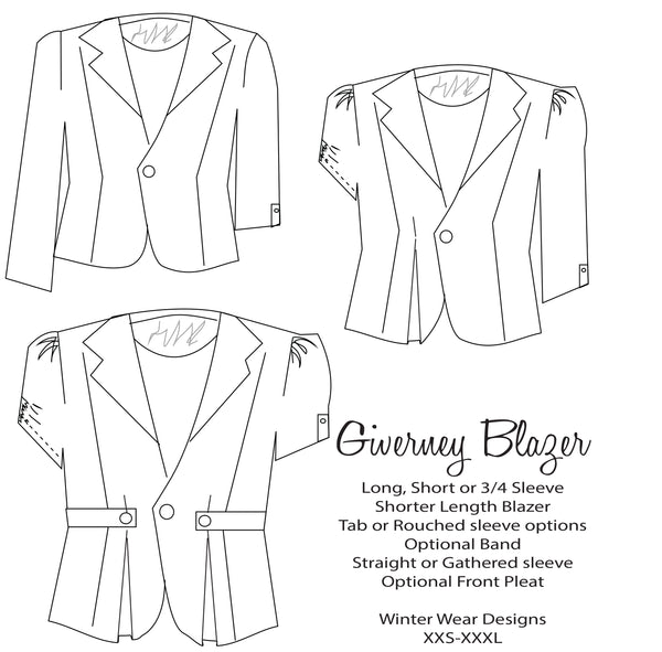 Giverney Blazer for Women Size XXS-XXXL