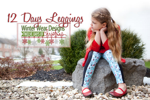 12 Days Leggings for Girls size 1-14 (Free with code)