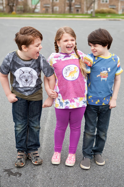 Perfect Panel Tee for Boys and Girls size 1-14