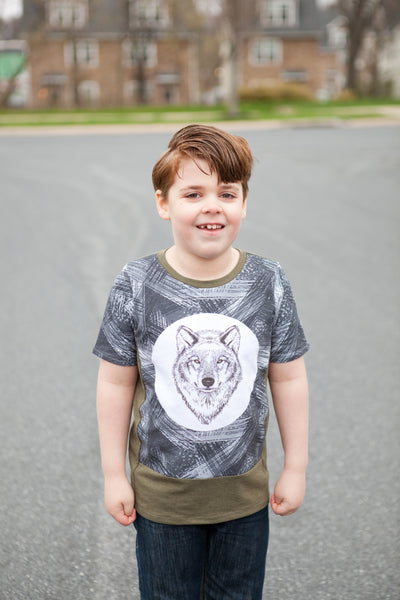 Perfect Panel Tee for Boys and Girls size 1-14