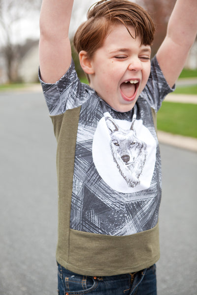 Perfect Panel Tee for Boys and Girls size 1-14